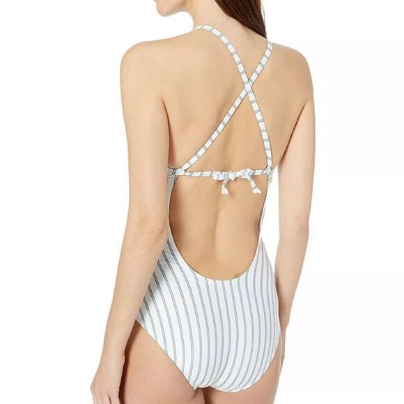 NWT Splendid Stormy Stripe Swim One Piece - Picture 5 of 9